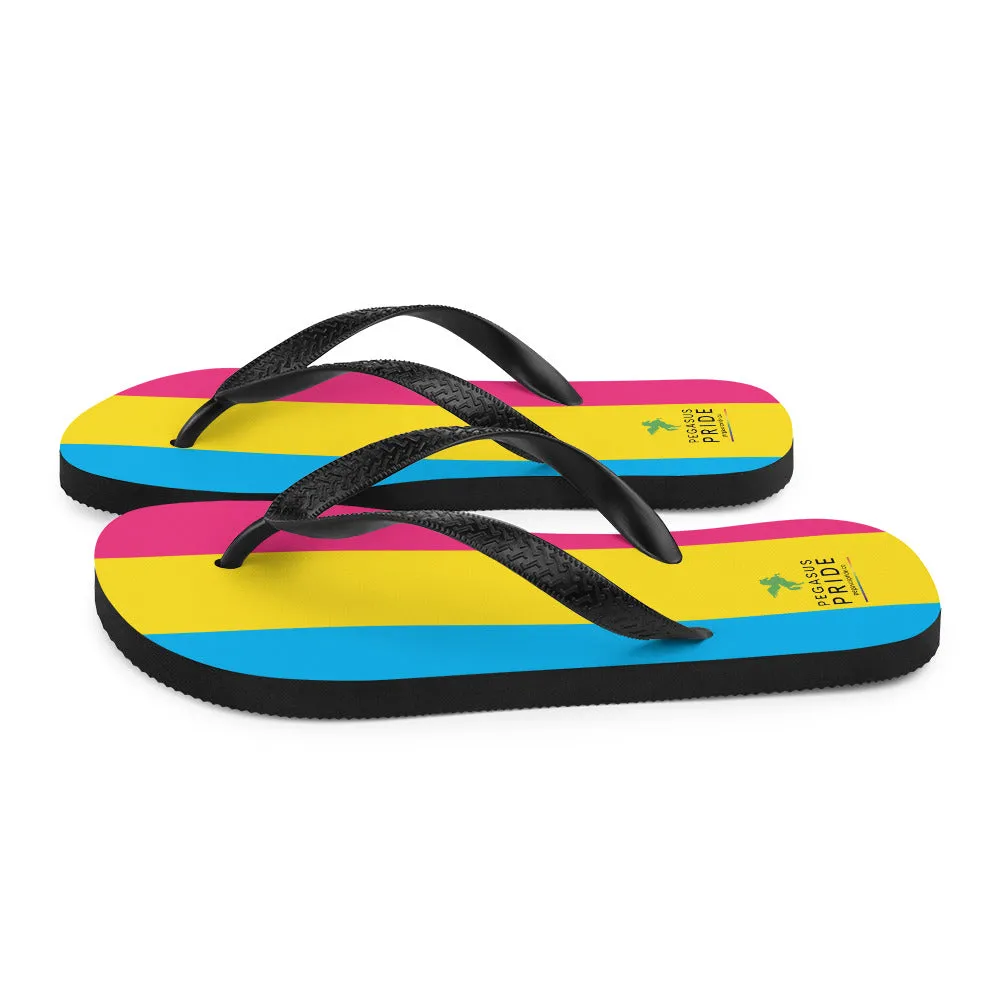 Pansexual Pan Pride Flag Flip-Flops Sandals