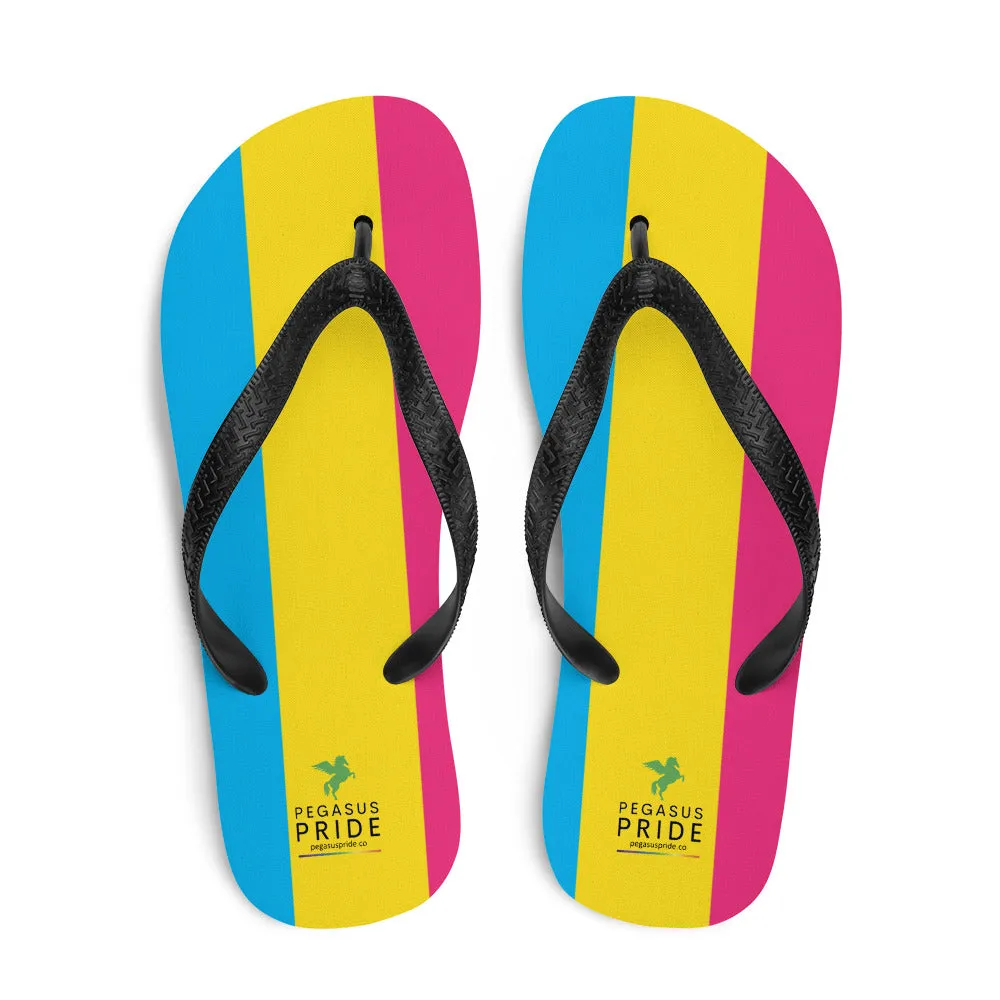 Pansexual Pan Pride Flag Flip-Flops Sandals