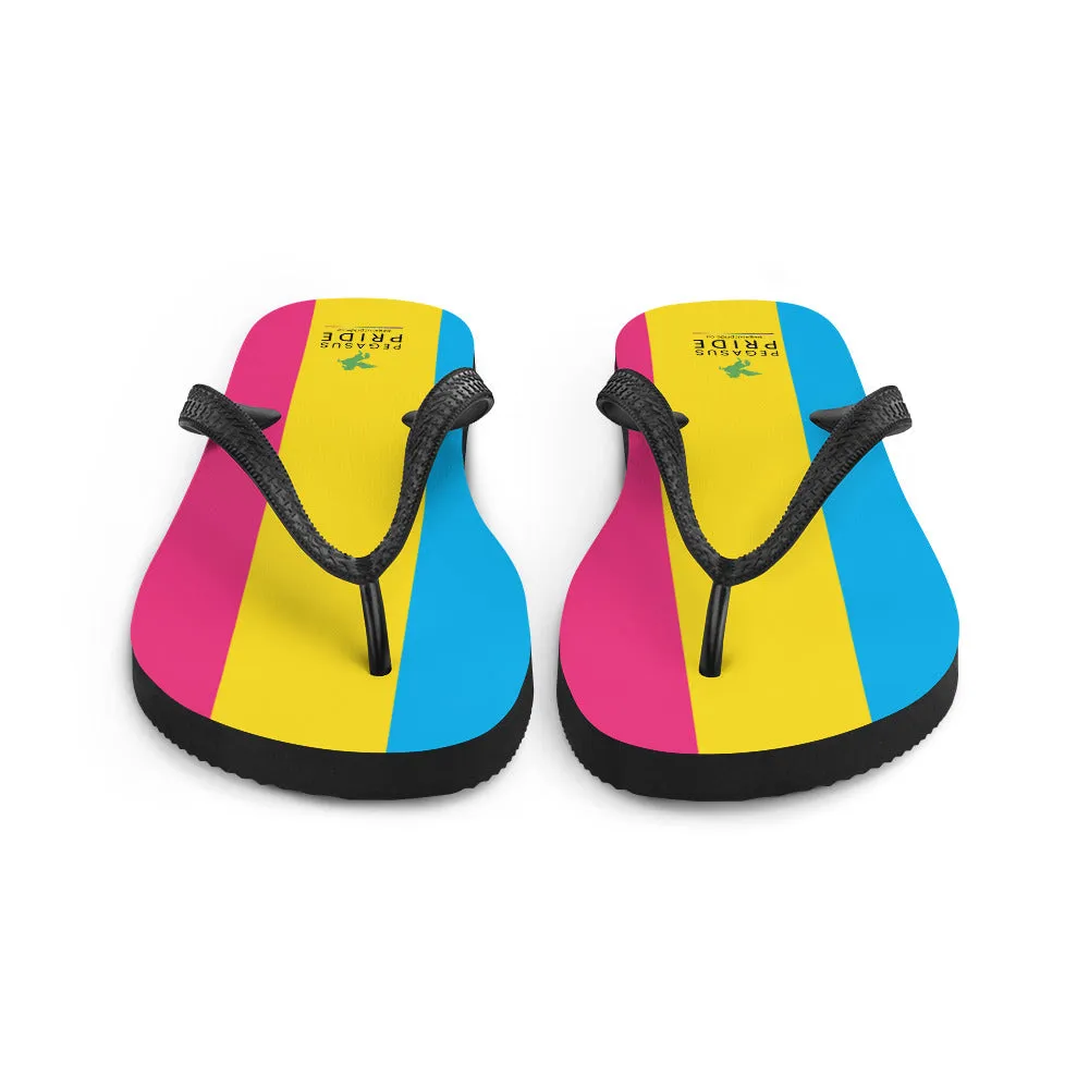 Pansexual Pan Pride Flag Flip-Flops Sandals