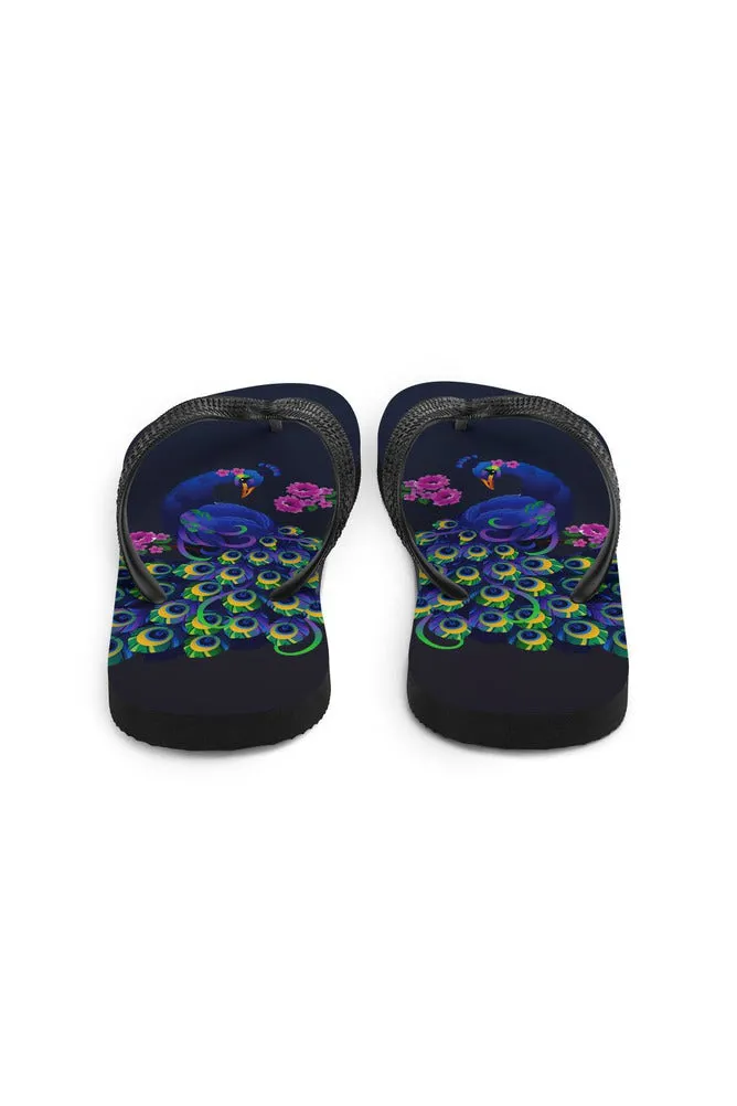 Peacock Flip-Flops