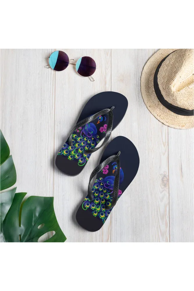 Peacock Flip-Flops