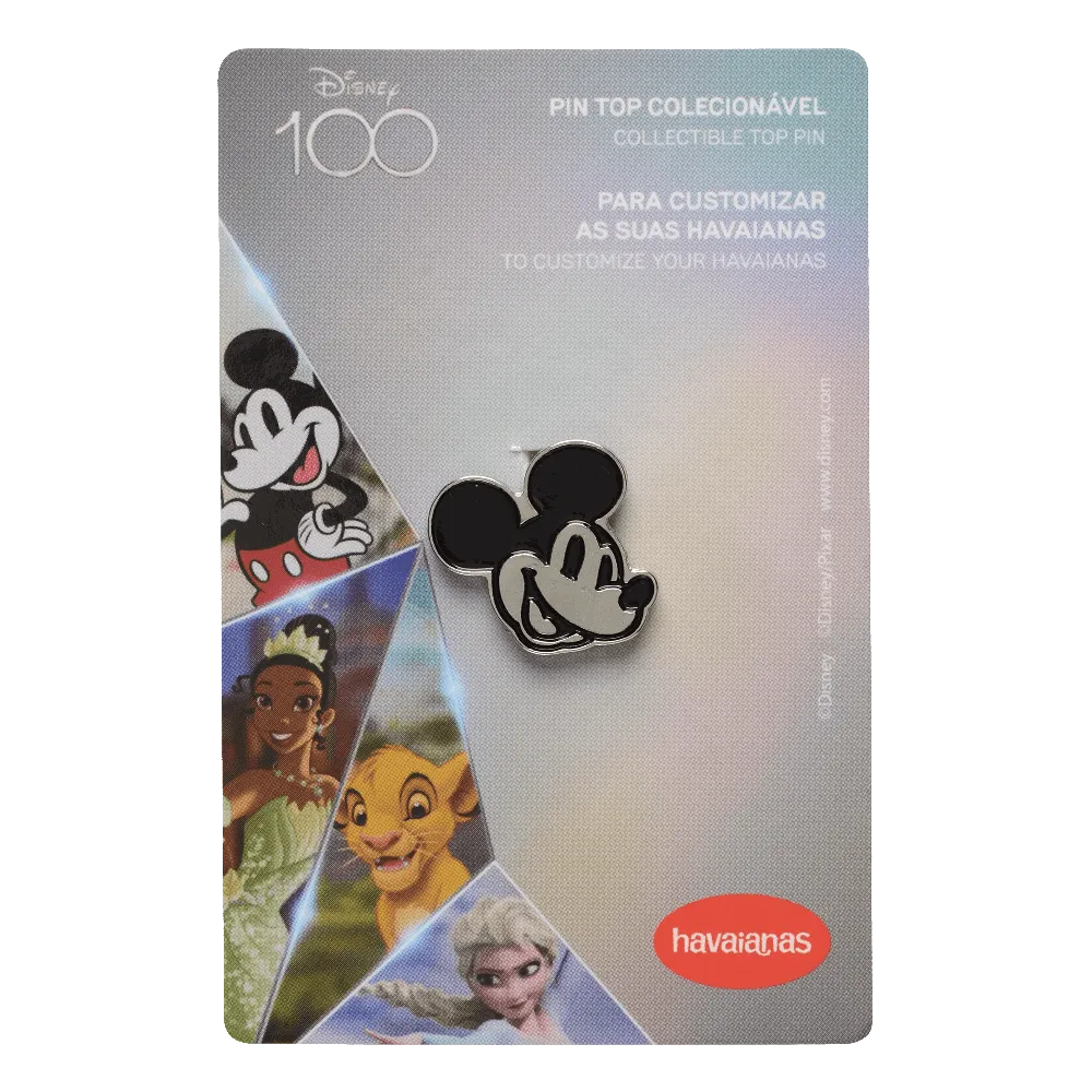 Pin Top Havaianas D100 - Mickey Smile