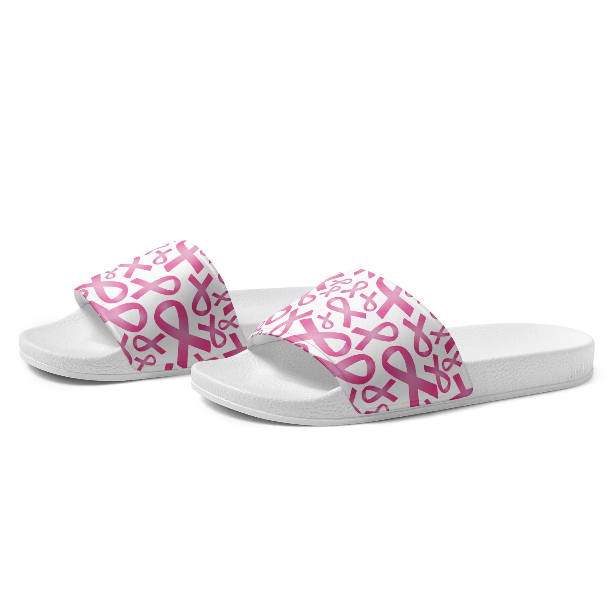 Pink Ribbons Women's Slides