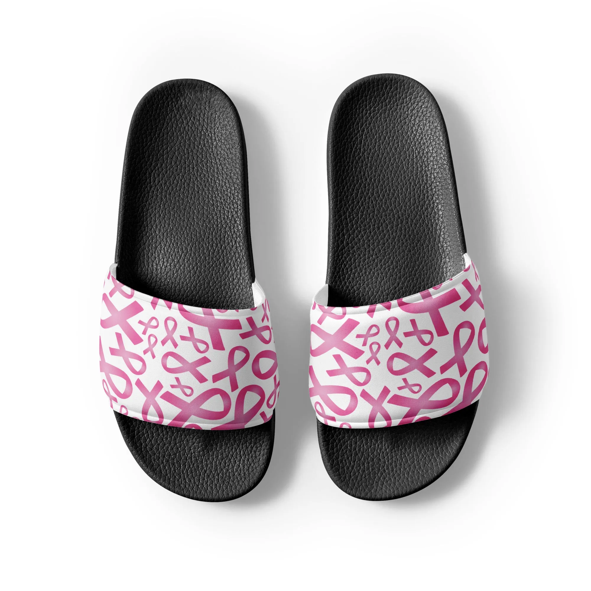 Pink Ribbons Women's Slides