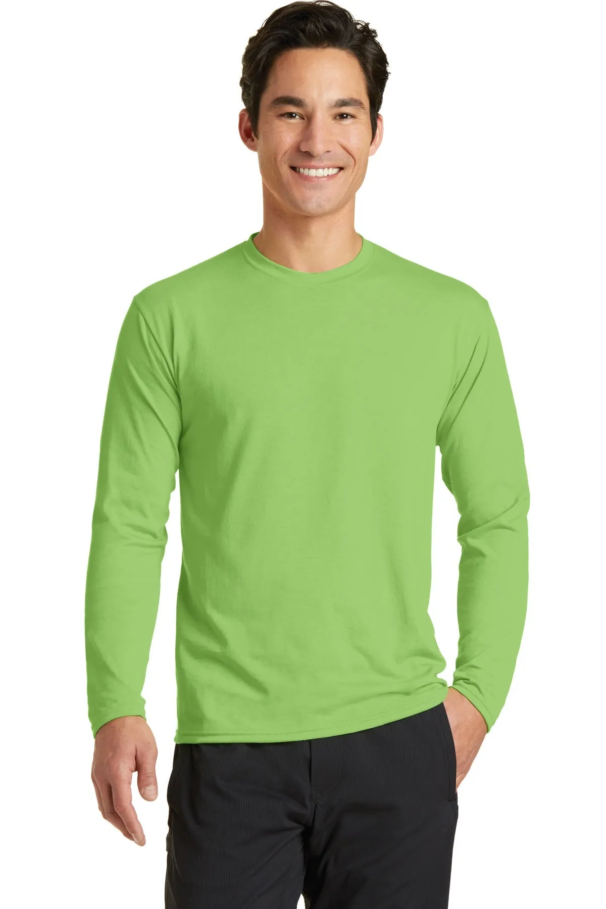 Port & Company® Long Sleeve Performance Blend Tee. PC381LS