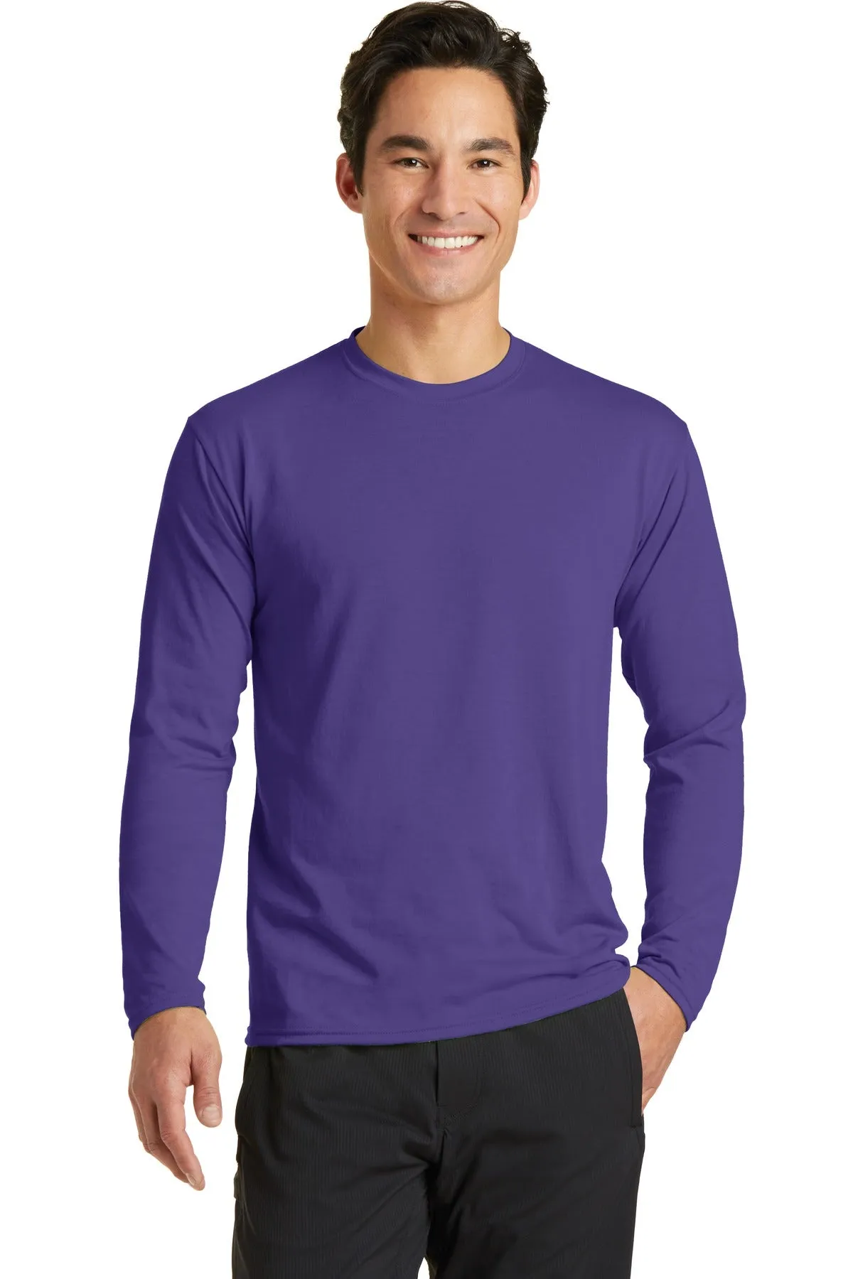 Port & Company® Long Sleeve Performance Blend Tee. PC381LS