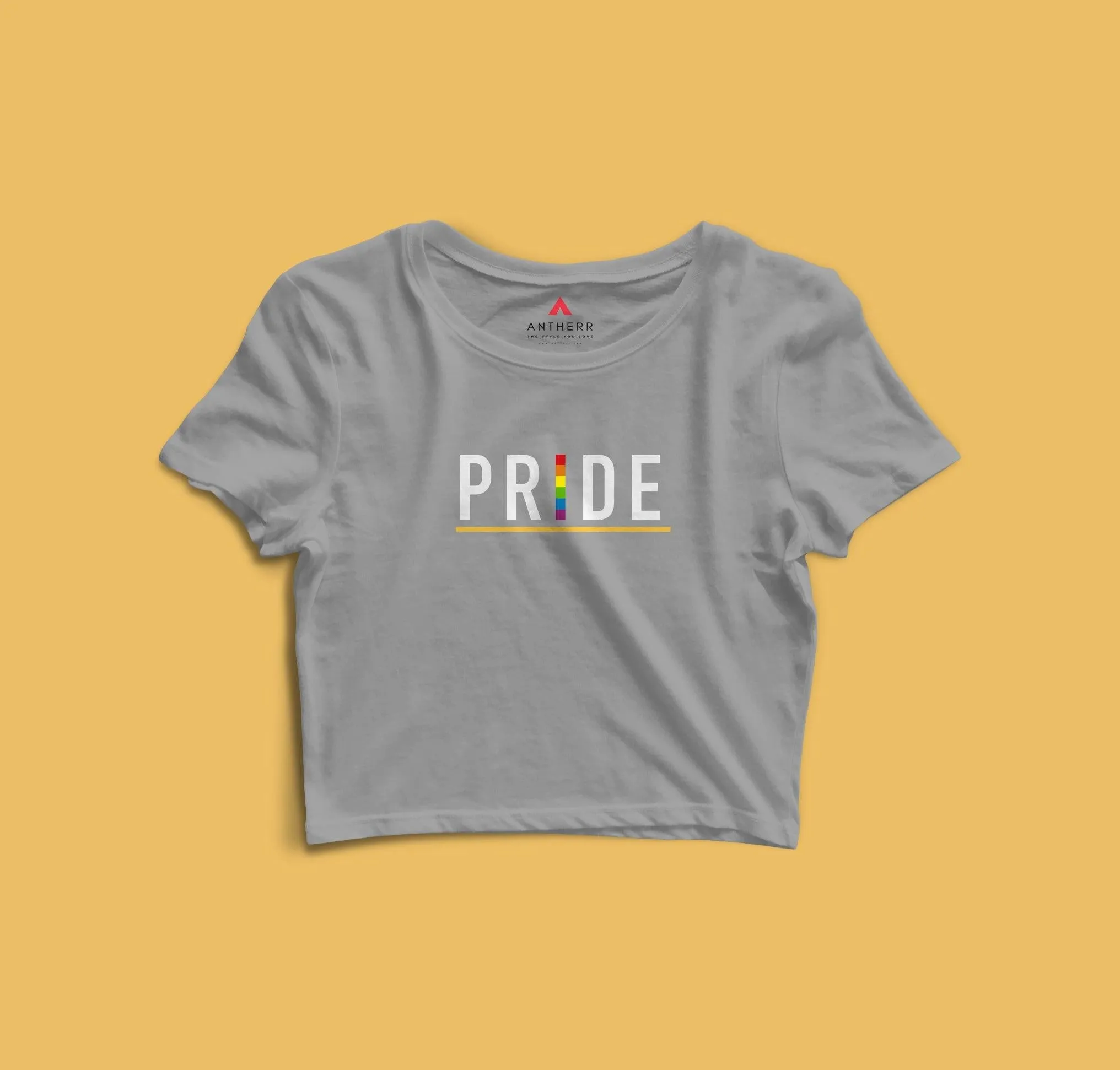 " PRIDE " HALF-SLEEVE T-SHIRT (YELLOW)