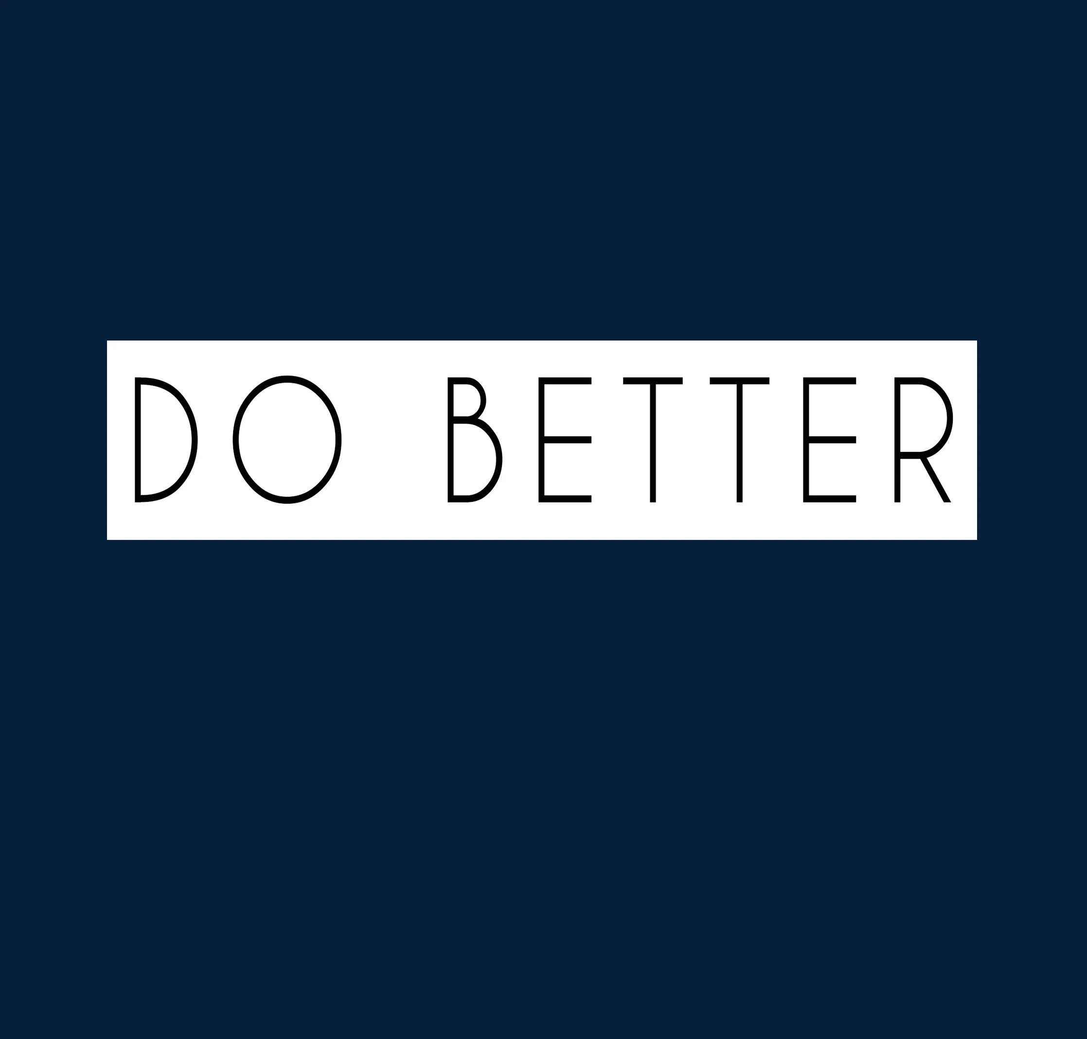 "DO BETTER" - HALF-SLEEVE CROP TOP's