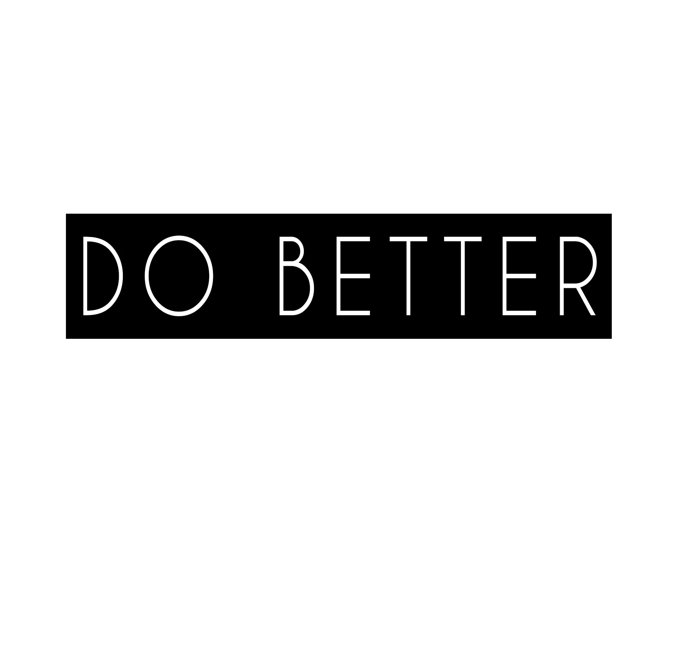 "DO BETTER" - HALF-SLEEVE CROP TOP's