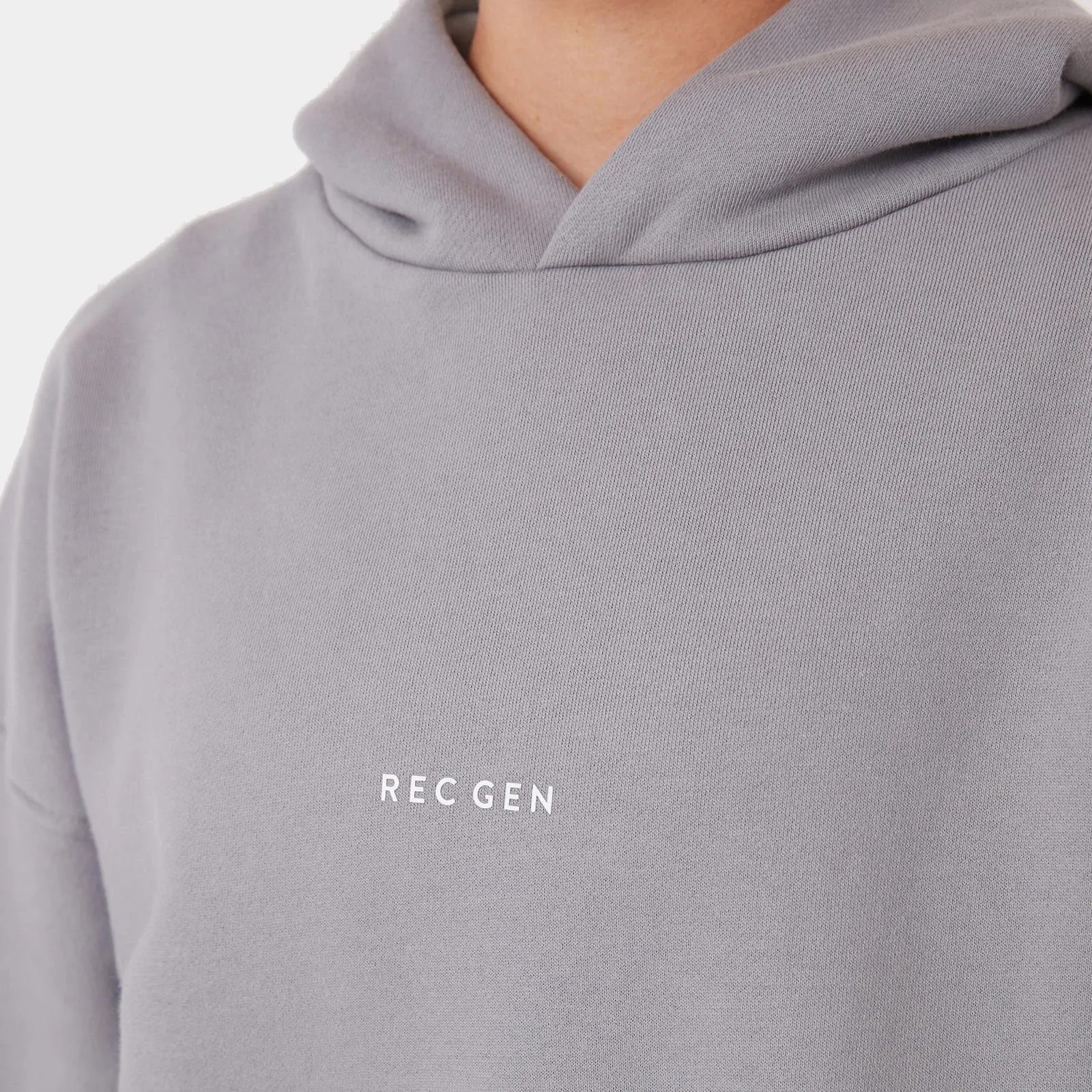 REC GEN - Float Fleece Hood Chalk Grey