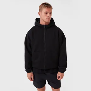 REC GEN - Mass Fleece Zip Hood Black