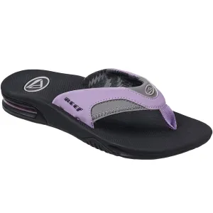 Reef Fanning Flip Flops - Grey Purple