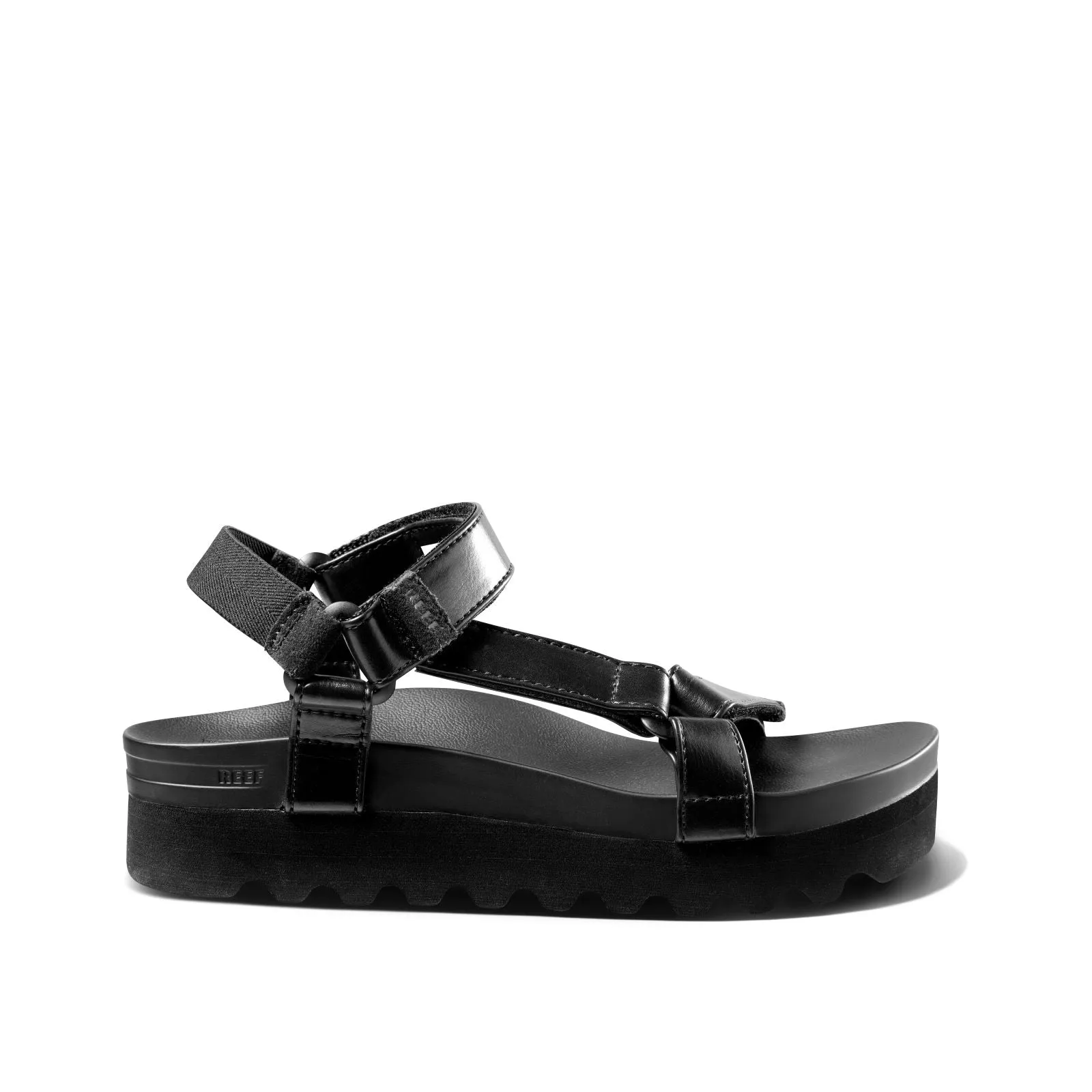 Reef Womens Cushion Remi Hi Sandals - Coco Black