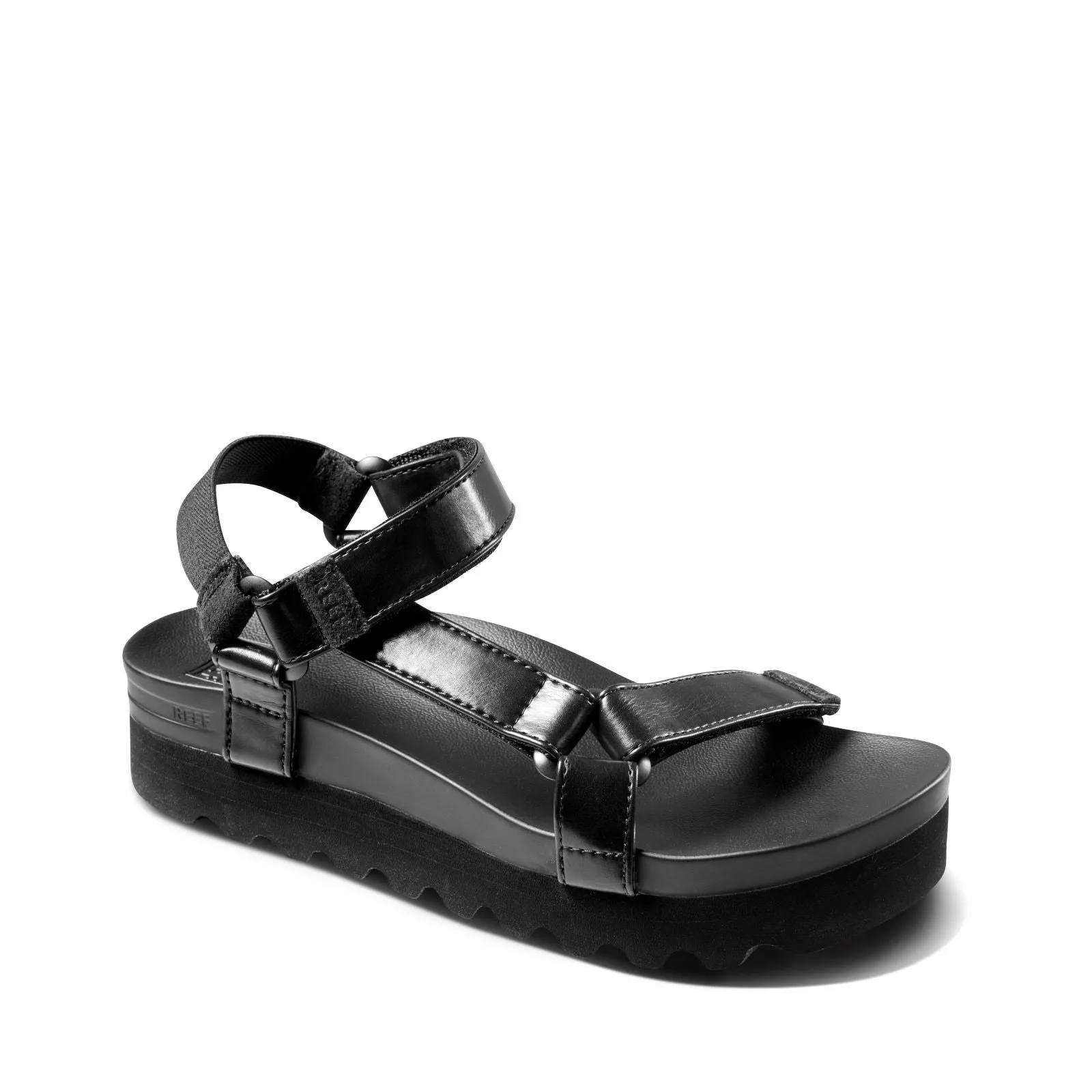 Reef Womens Cushion Remi Hi Sandals - Coco Black