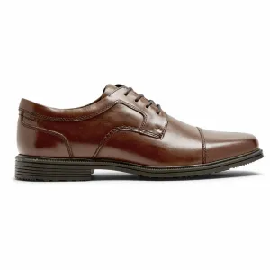 Rockport  Men's Taylor Wp Cap Toe Brown M