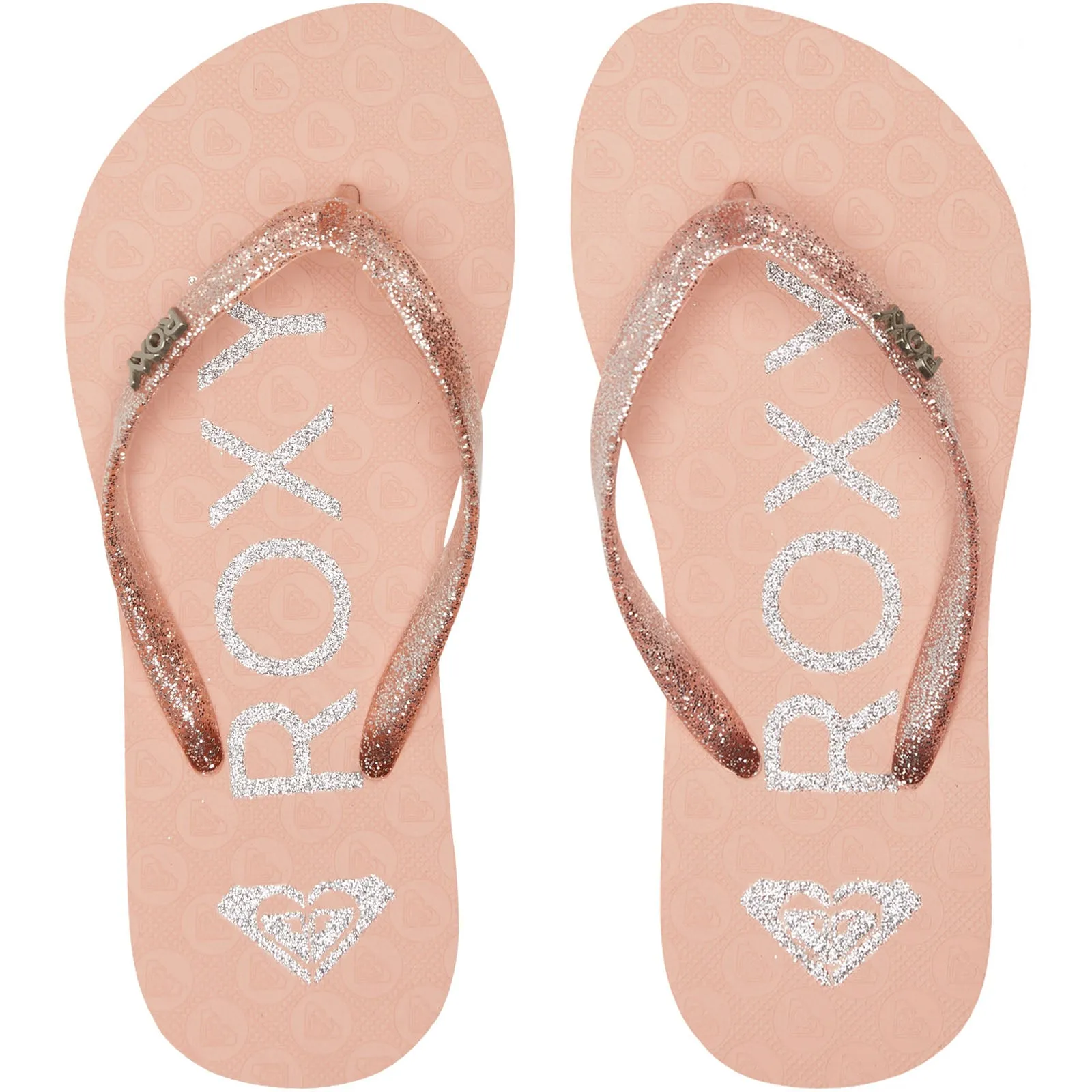 Roxy Kids Viva Sparkle Glitter Sandals Flip Flops