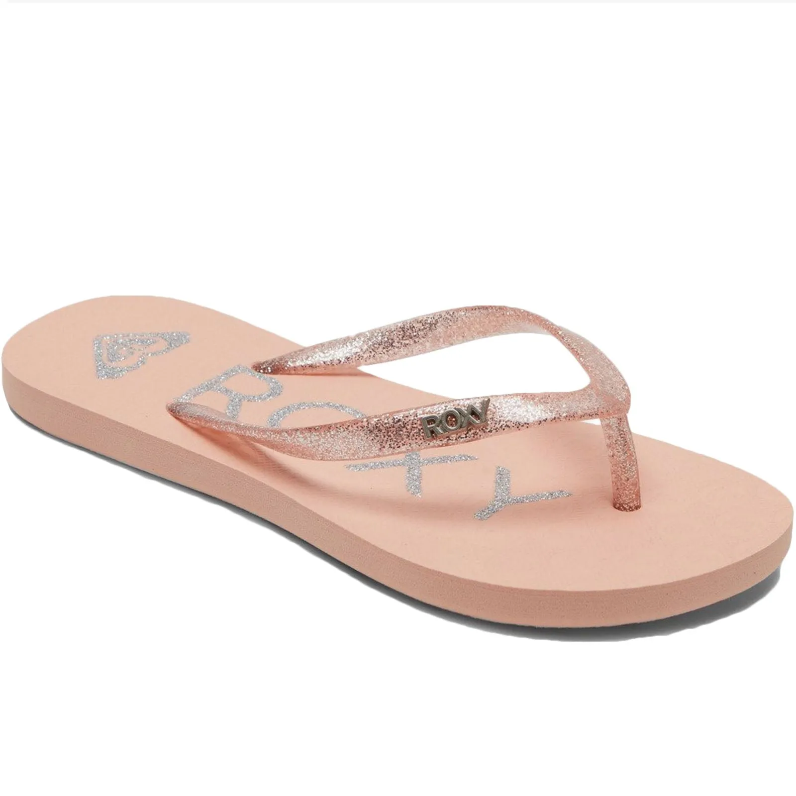 Roxy Kids Viva Sparkle Glitter Sandals Flip Flops