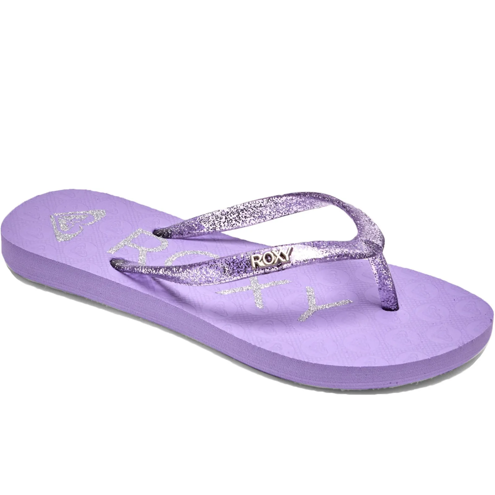 Roxy Kids Viva Sparkle Glitter Sandals Flip Flops