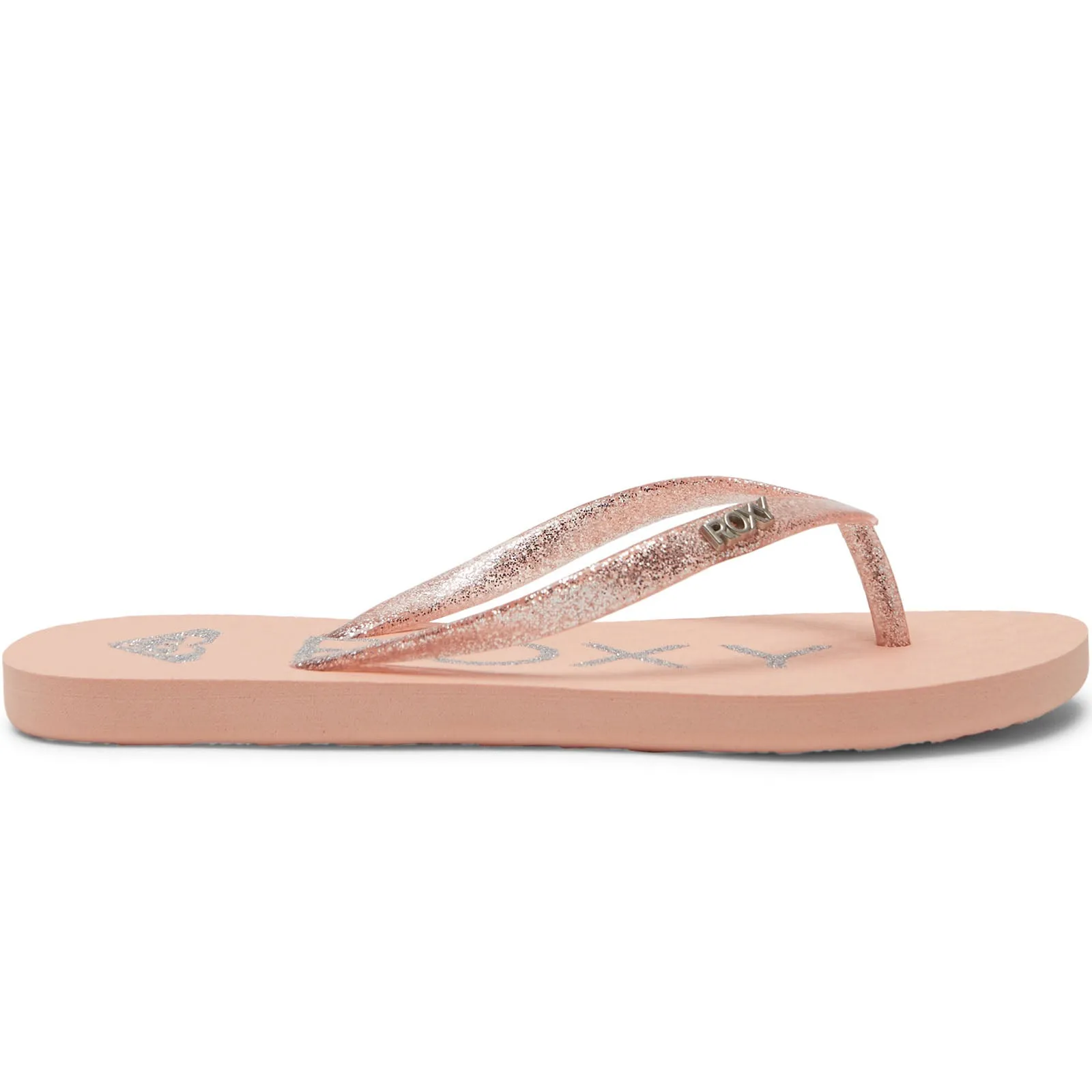 Roxy Kids Viva Sparkle Glitter Sandals Flip Flops