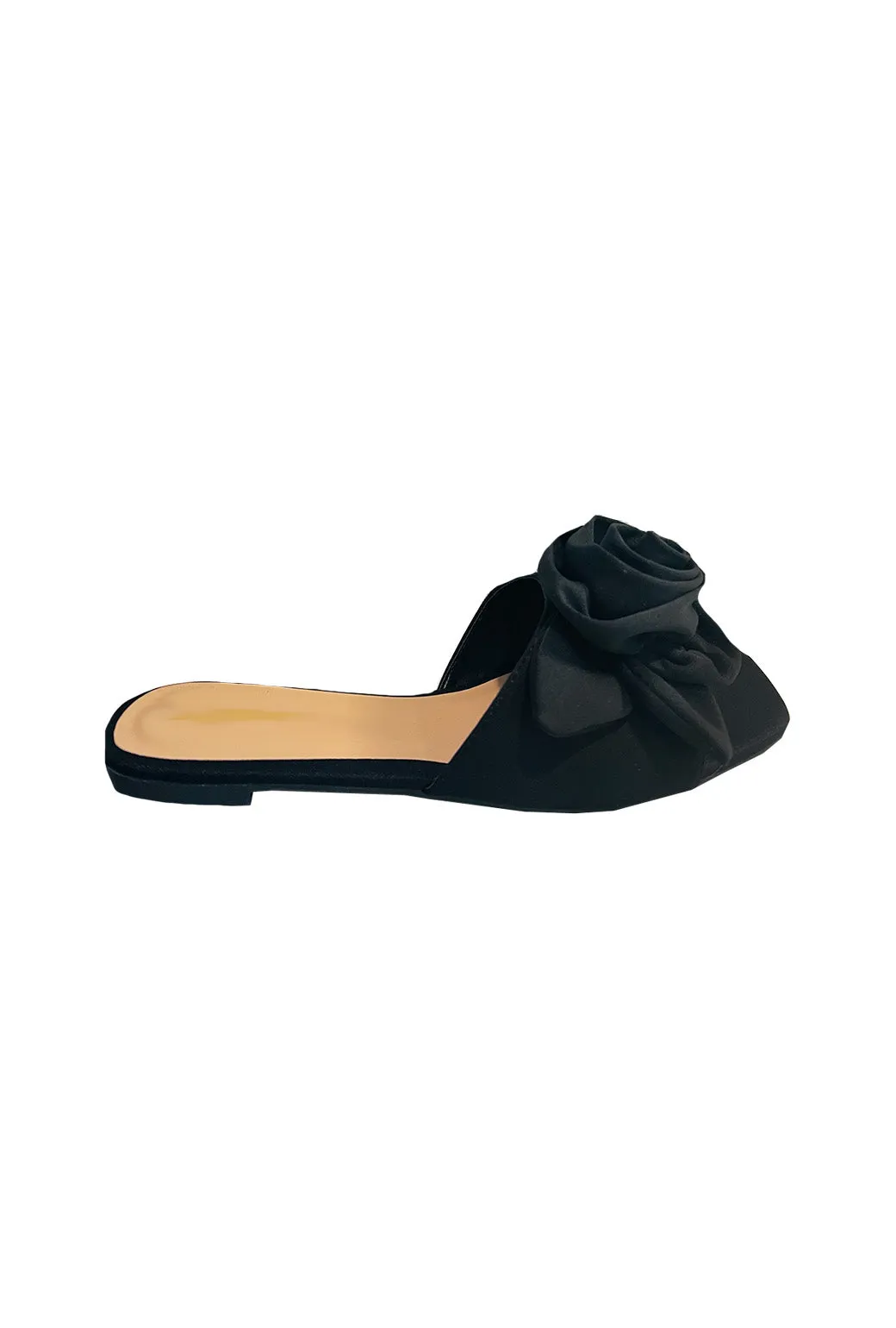 SAMPLE - Rosette Sandals - Black