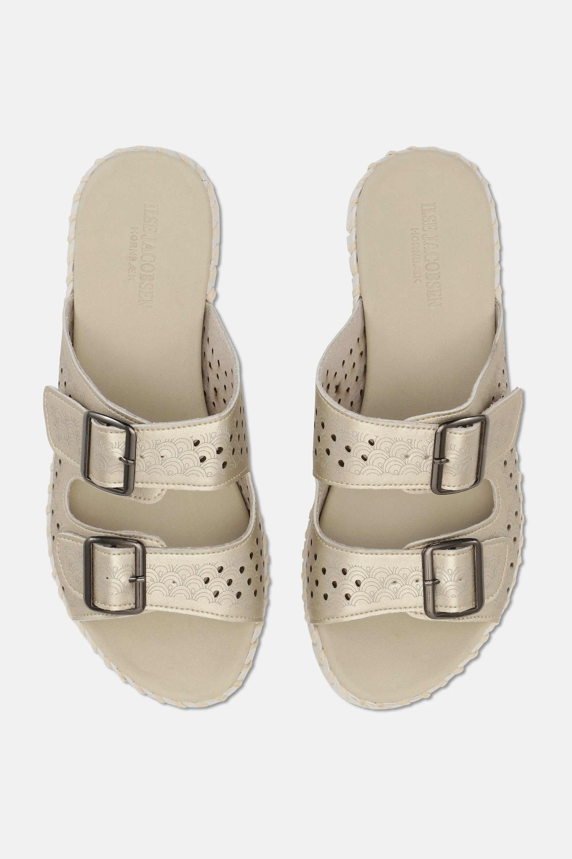 Sandalen - Platin