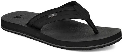 Sanuk Mens Ziggy Black