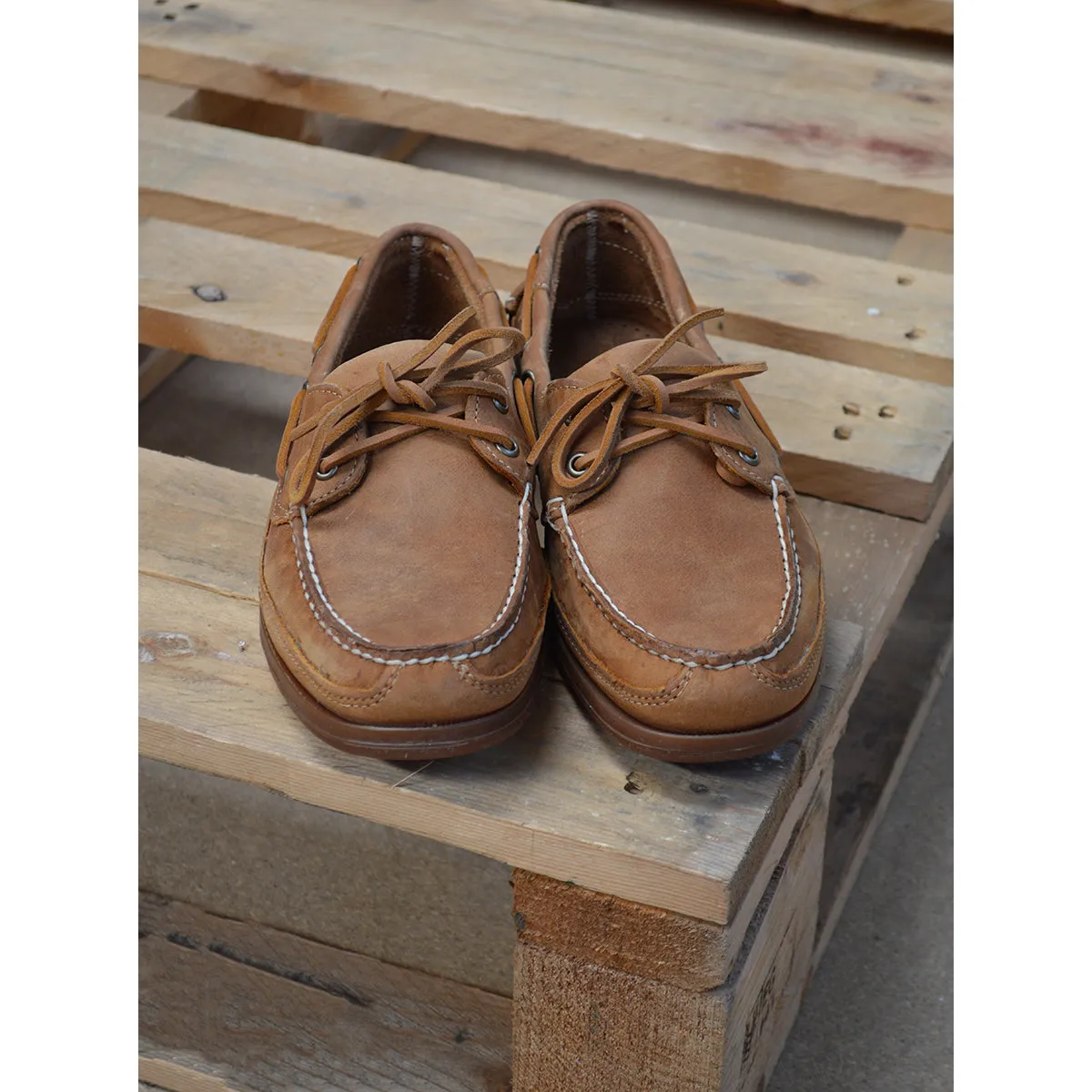 Sebago Schooner Oiled Waxy Deck Shoes