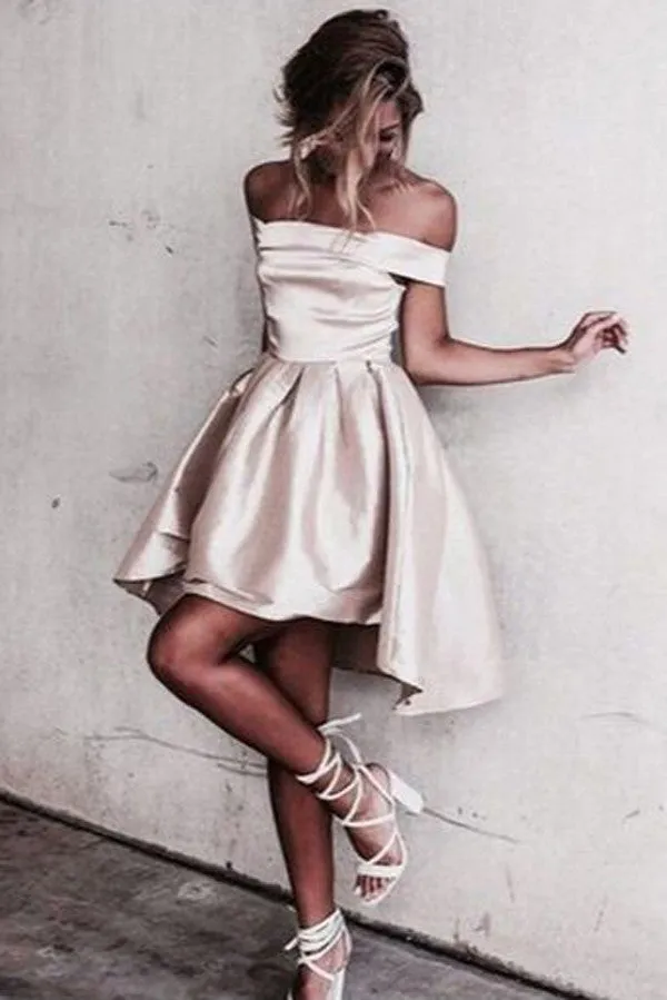 Sexy Off Shoulder Prom Dresses,Short Prom Dresses,Short Homecoming Dress