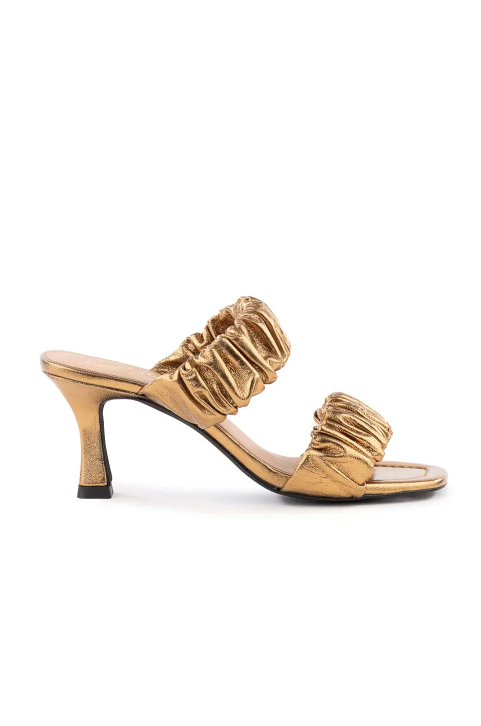 Seychelles Leeward Heels In Gold Metallic