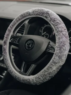 Sheepskin Steering Wheel Cover