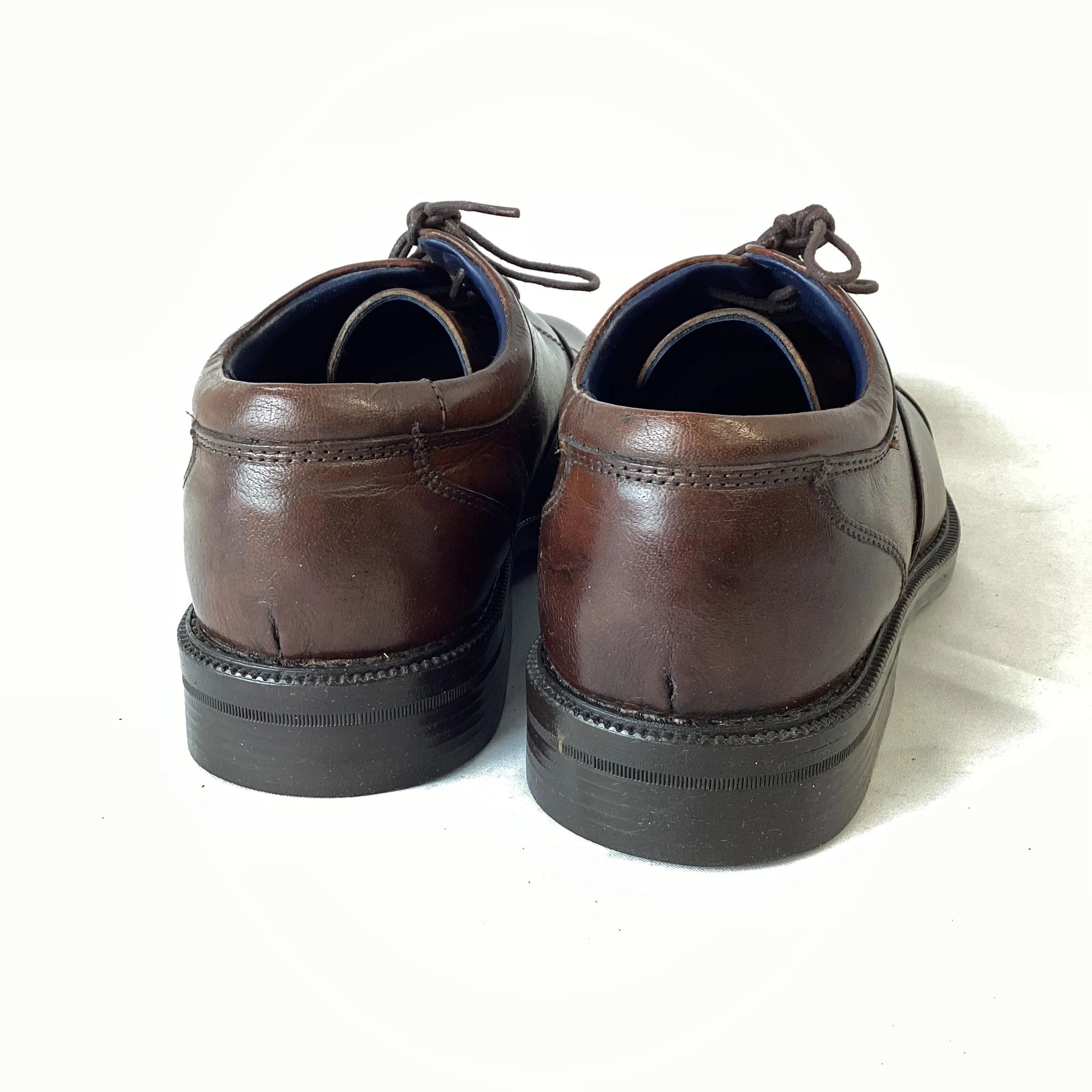 Shoe Express Brown Leather Brogues Shoes Size 8