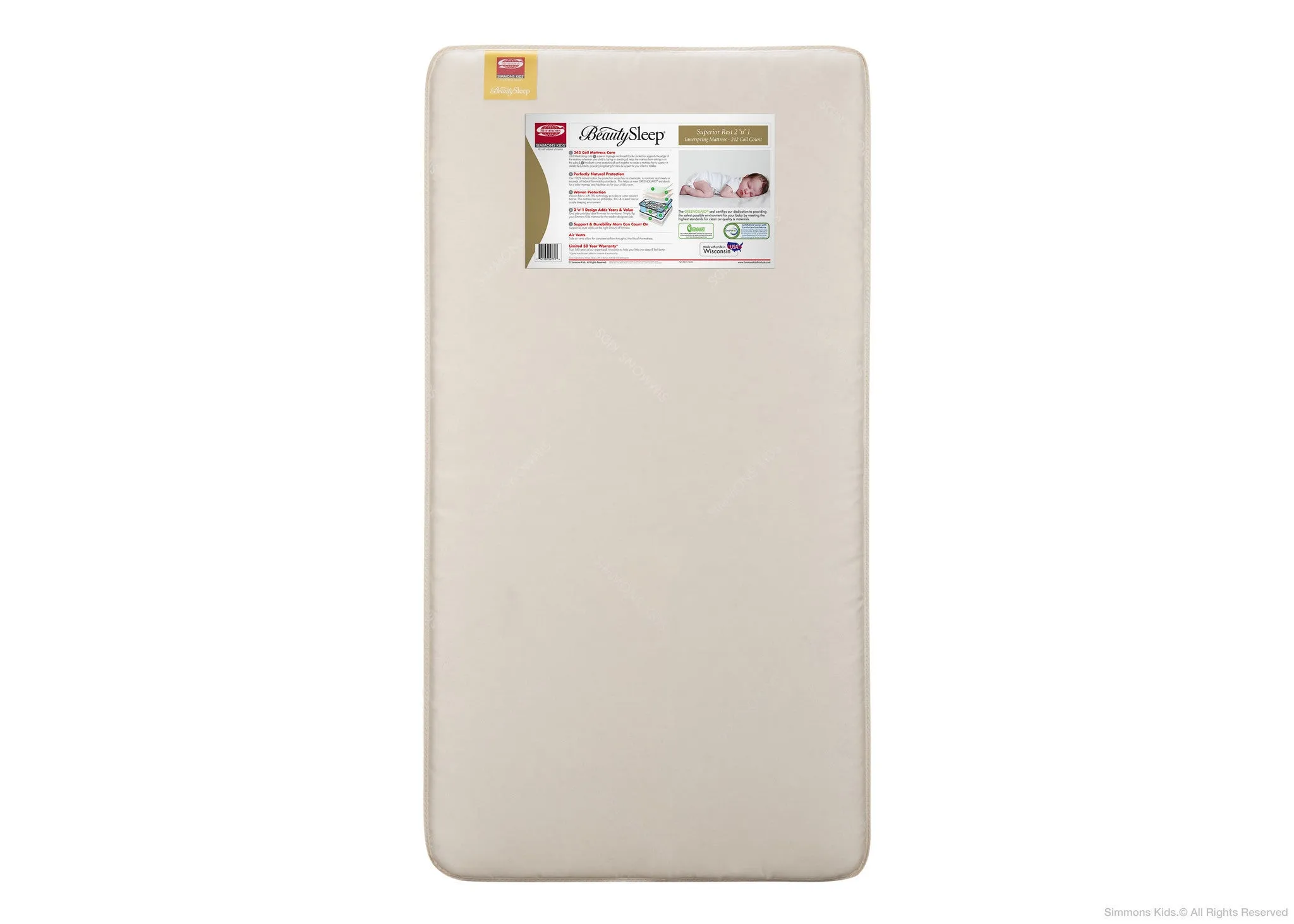 Simmons Kids® Superior Rest Infant & Toddler Mattress