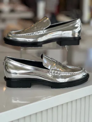 Sis007 Silver Loafer