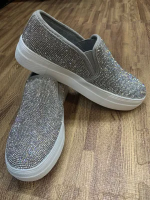 Sparkle Stone Slip On Shoes