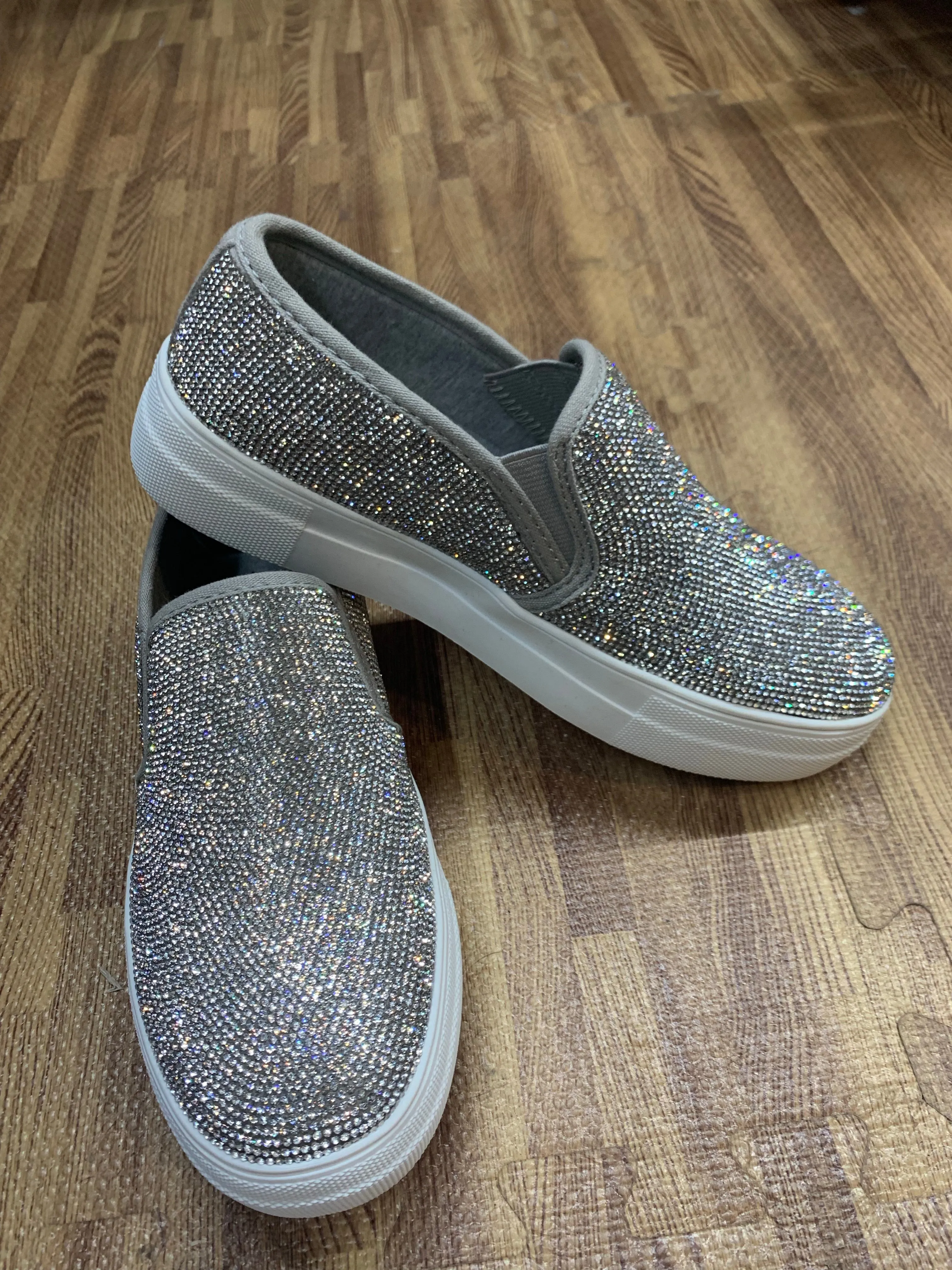 Sparkle Stone Slip On Shoes