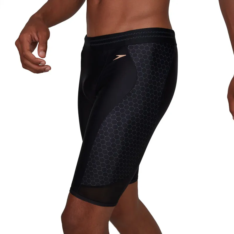 Speedo - Mesh Placement Jammer - Black/Grey