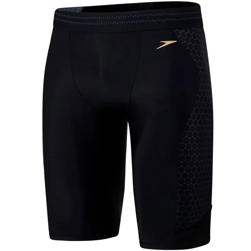 Speedo - Mesh Placement Jammer - Black/Grey