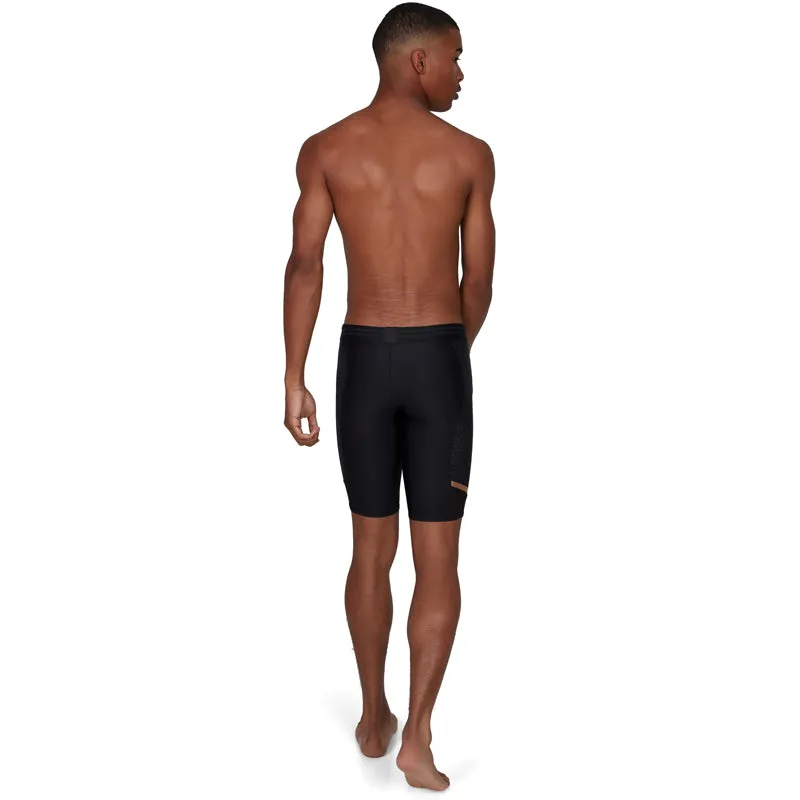 Speedo - Mesh Placement Jammer - Black/Grey