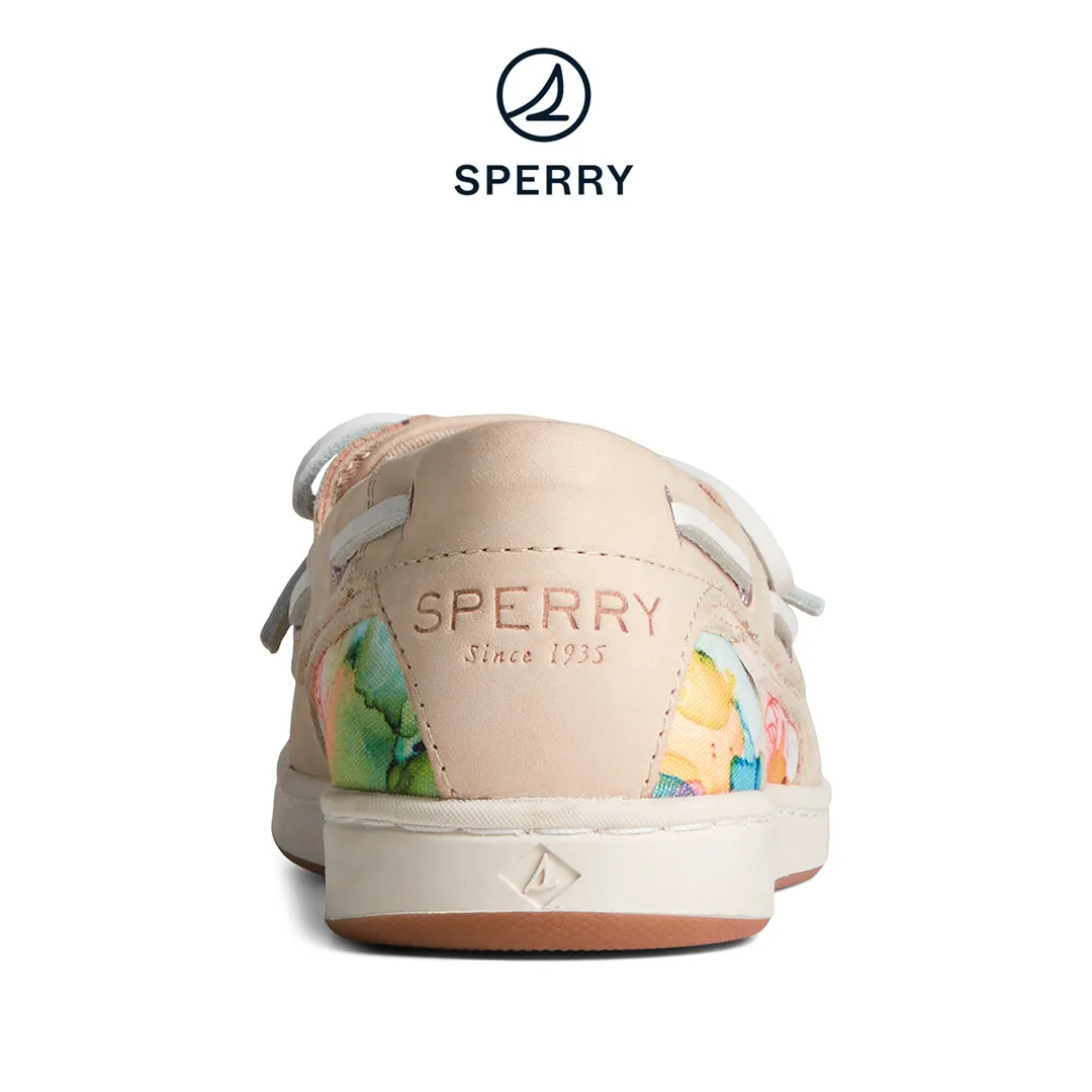 Sperry x Yellena James Women's Starfish 1-Eye Boat Shoe White Multi (STS88678)