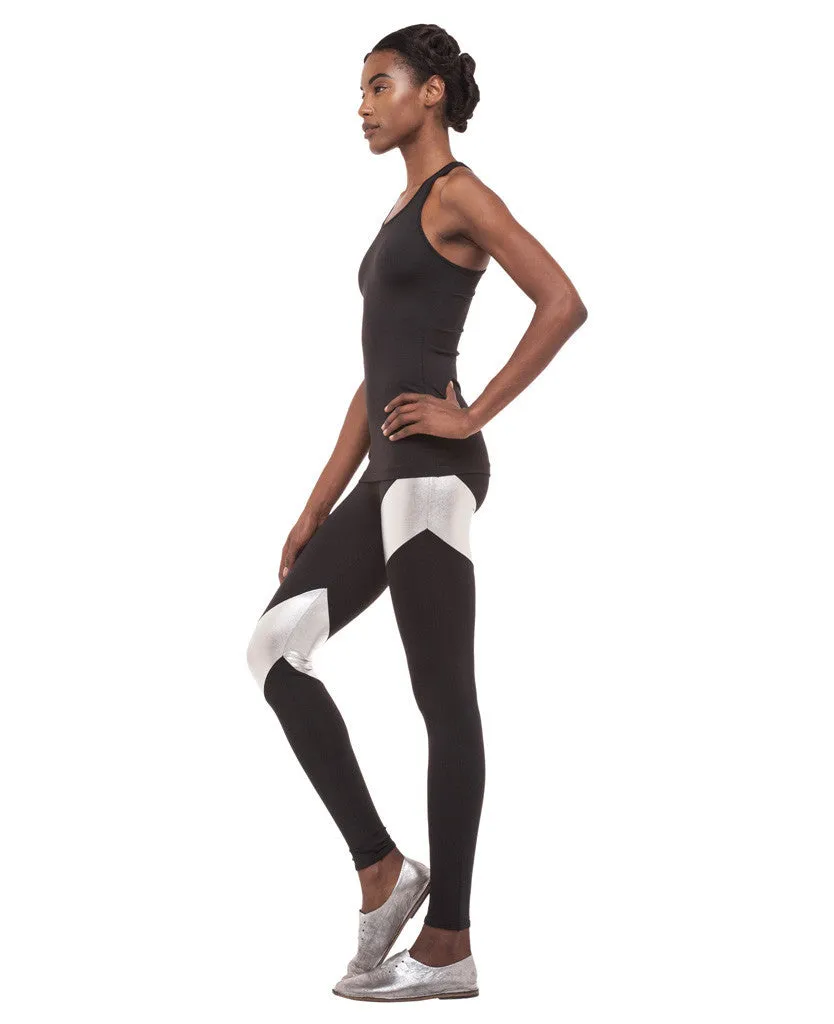 SPLICED DIAGONAL LEGGING