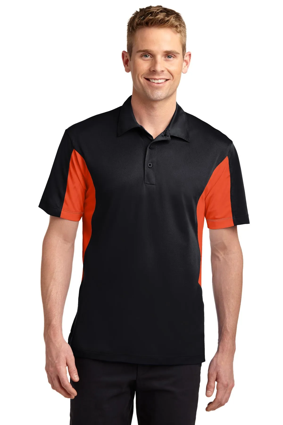 Sport-Tek® Side Blocked Micropique Sport-Wick® Polo. ST655