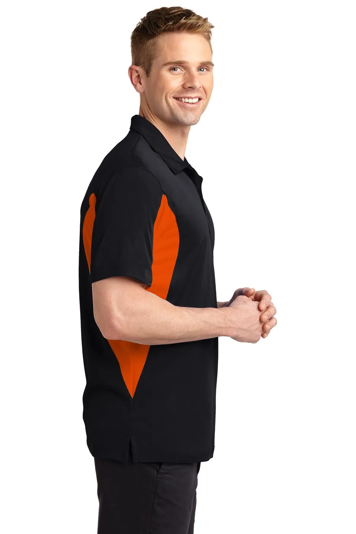 Sport-Tek® Side Blocked Micropique Sport-Wick® Polo. ST655