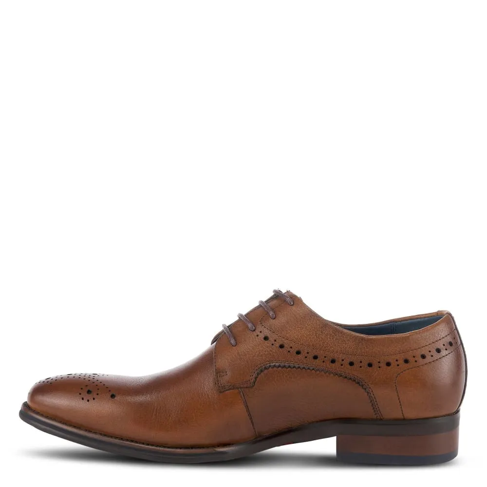 Spring Step Shoes Charlie Men's Leather Wingtip Derby Style Shoes