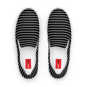 Striped Women’s slip-on canvas shoes