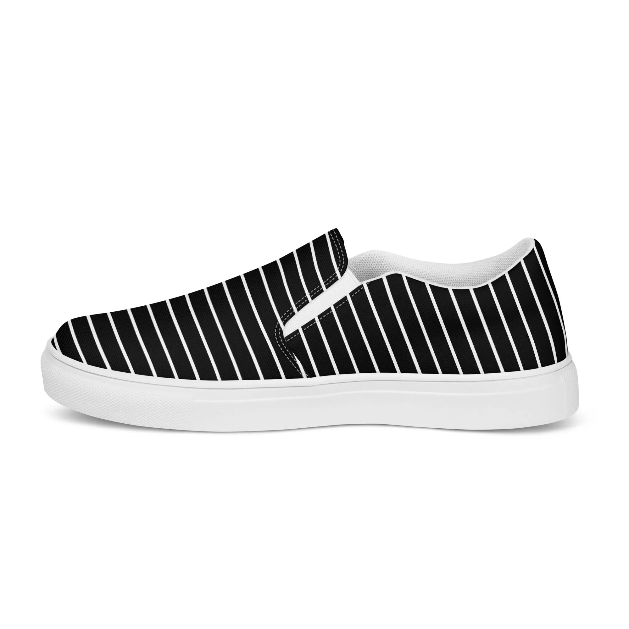 Striped Women’s slip-on canvas shoes