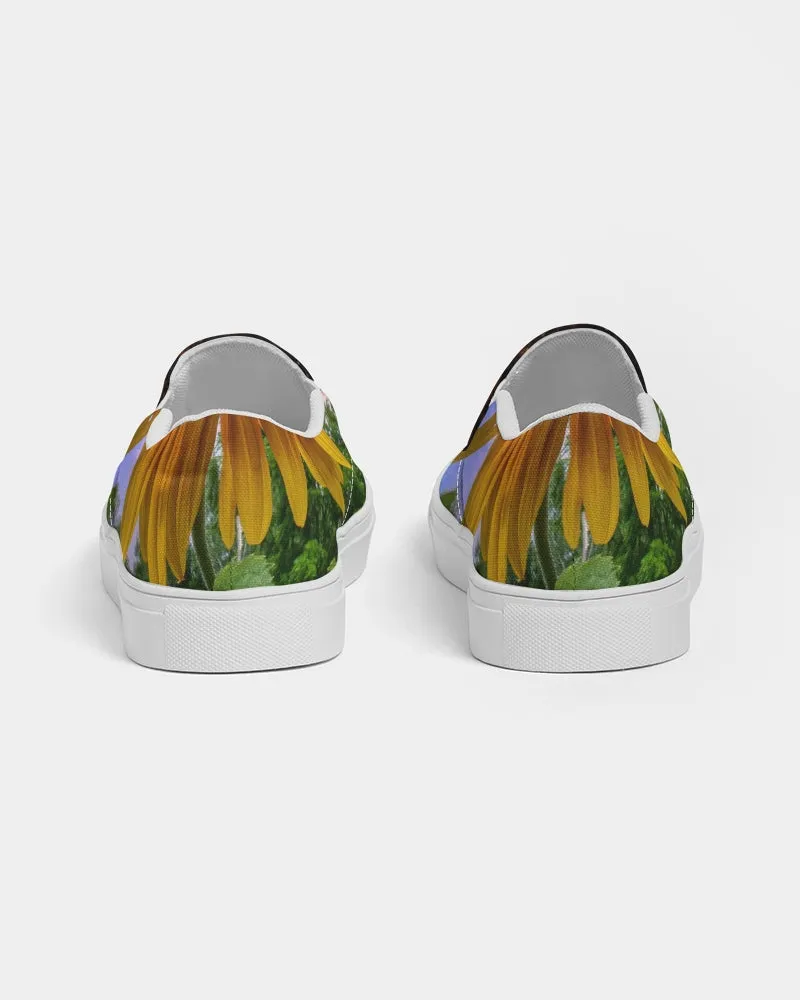 Sunflower Cosmos Slip-On Canvas Shoe