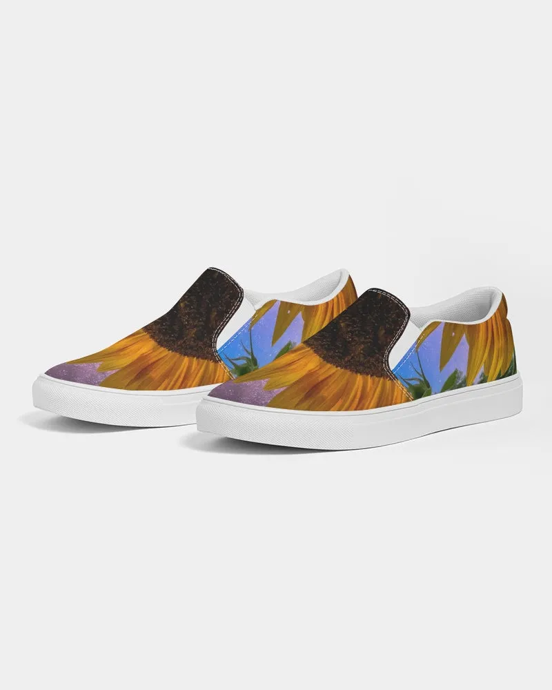 Sunflower Cosmos Slip-On Canvas Shoe