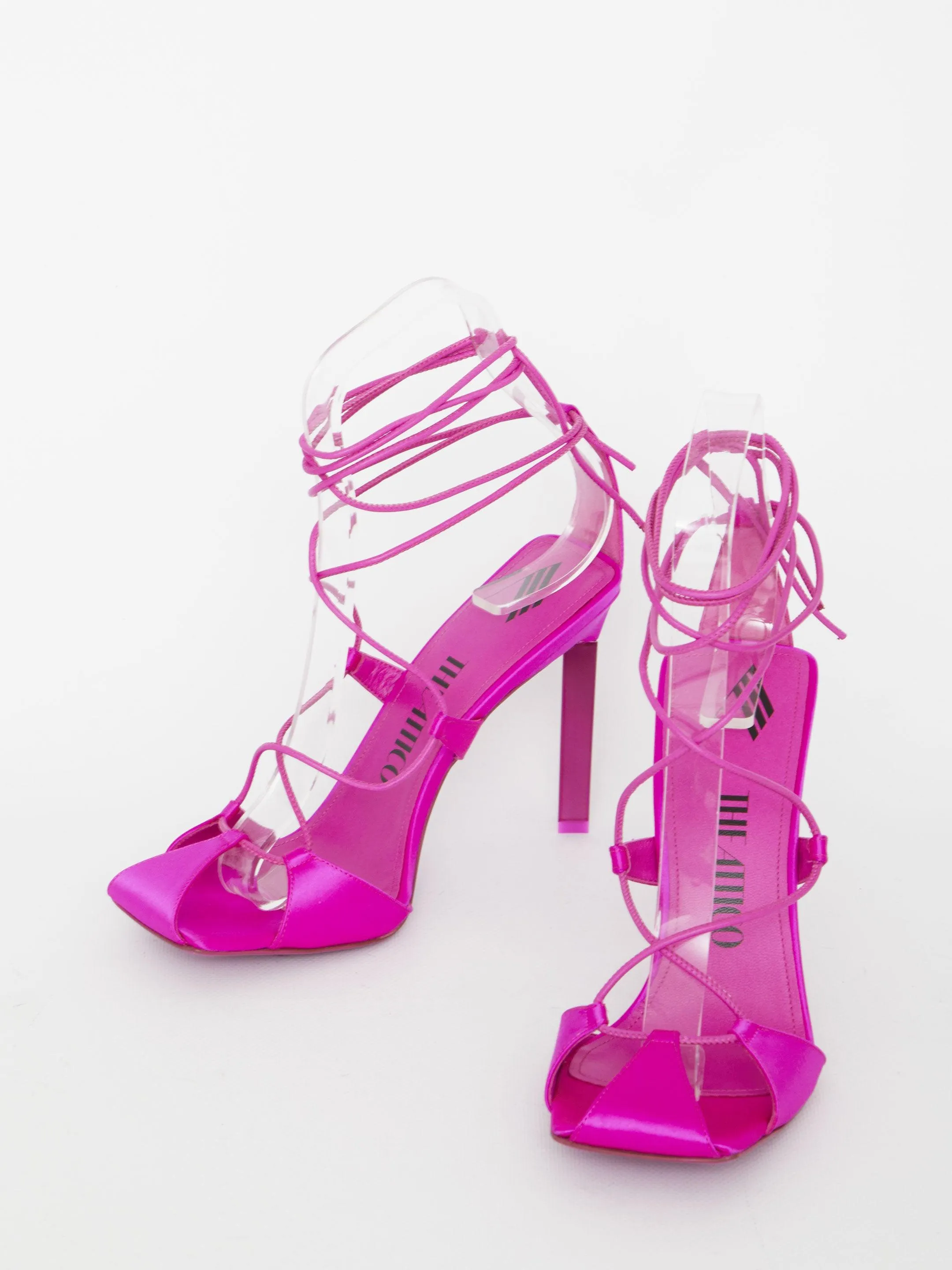 The Attico Adele Lace-up Pumps