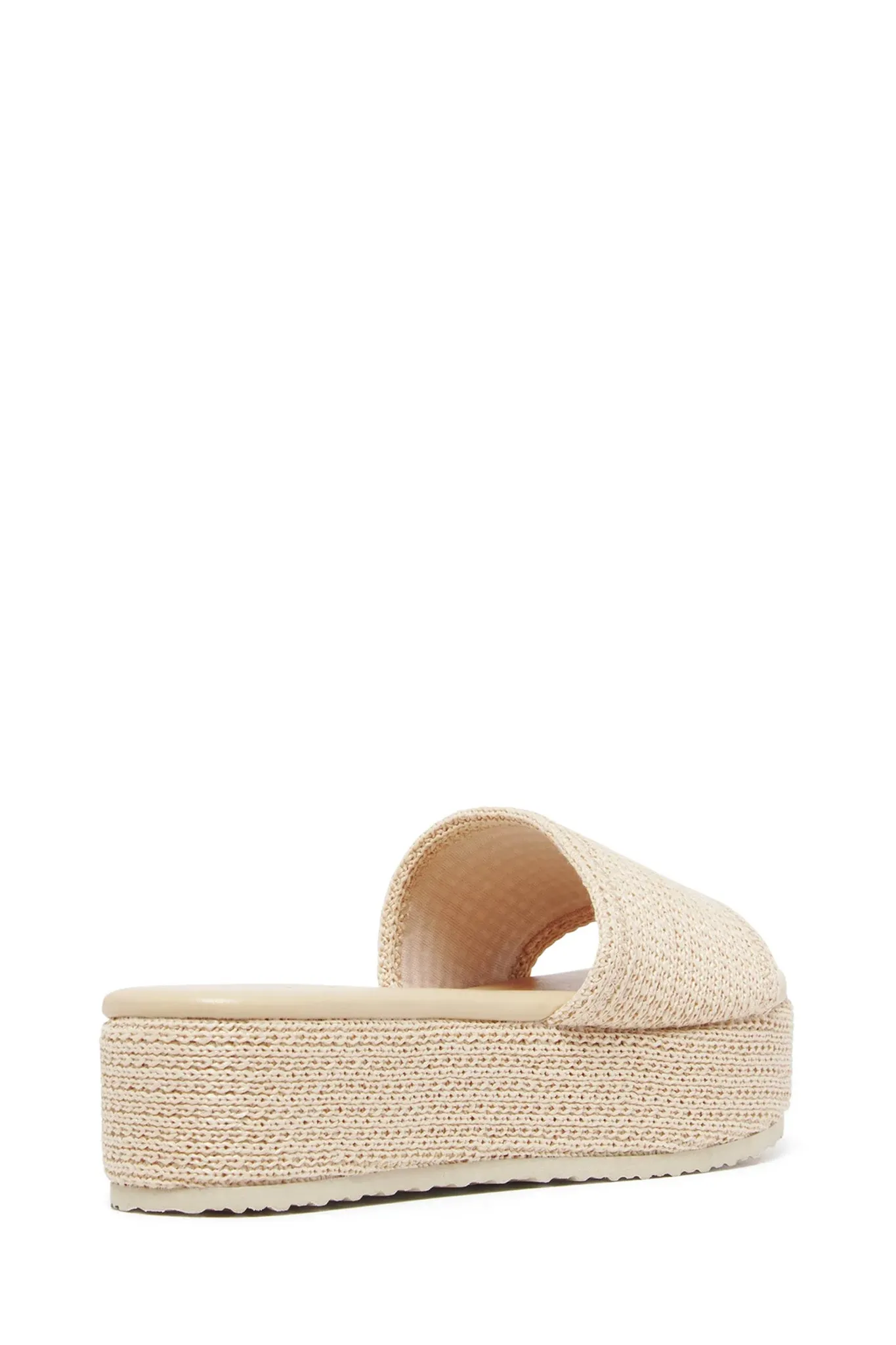 THERAPY Avery Flatform Sandal Raffia Natural