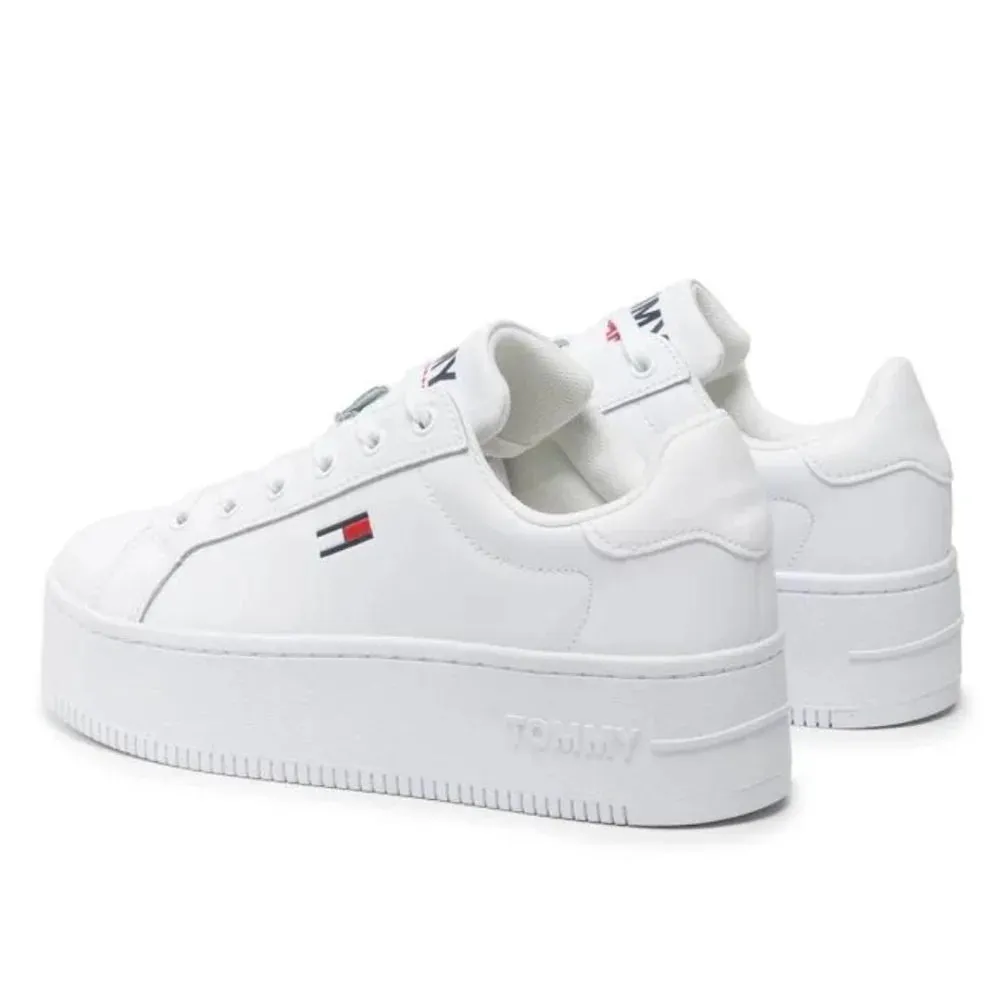 Tommy Hilfiger Jeans Flatform Essential  Sneakers EN0EN01731-WHT